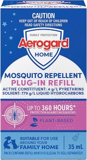 Aerogard+Home+Mosquito+Repellent+Electric+Plug-In+Refill+35mL