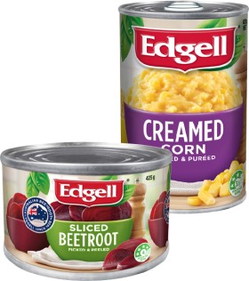 Edgell-Beetroot-or-Corn-400-425g on sale