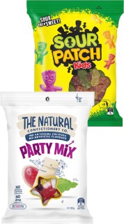 The-Natural-Confectionery-Co-or-Sour-Patch-Kids-130-230g on sale