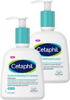 Cetaphil-Exfoliating-SA-Cleanser-or-Lotion-236ml on sale