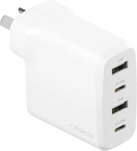 Cygnett+PowerPlus+45W+Multi+Port+Wall+Charger