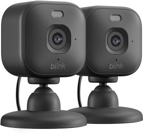 Blink-Mini-2K-Security-Camera-2-Pack-Black on sale