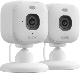 Blink-Mini-2K-Security-Camera-2-Pack-White on sale