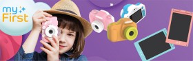 myFirst-Camera-3-Kids-Digital-Camera-myFirst-Sketch-II-85-Drawing-Pad-Bundle on sale