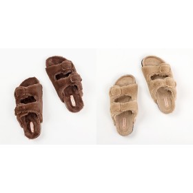 Simple-and-Sunday-Lounge-Faux-Fur-Slide on sale