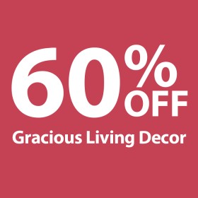60-off-Gracious-Living-Decor on sale