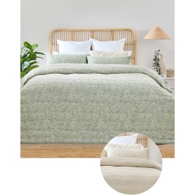 Gracious+Living+Keira+Coverlet+Set+In+Natural+or+Green