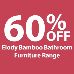 60%25+off+Elody+Bamboo+Bathroom+Furniture+Range