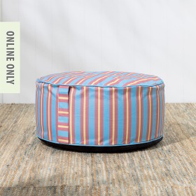 Amparo-Paros-Stripe-Pouf-Cover on sale