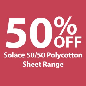 50%25+off+Solace+50%2F50+Polycotton+Sheet+Range