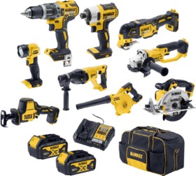 DeWALT-18V-9-Pce-Combo-Kit on sale