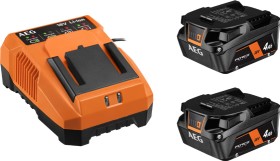 AEG+18V+2+x+4.0Ah+Batteries+%26amp%3B+Charger+Pack