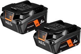 AEG+18V+5.0Ah+Battery+Pack+of+2