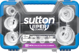 Sutton-13-Pce-Viper-Bi-Metal-Cobalt-Maintenance-Holesaw-Set on sale