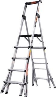 Gorilla-Adjustable-Platform-Ladder on sale