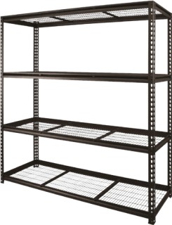 Pinnacle+Hardware+4+Tier+Heavy+Duty+Shelving+Unit