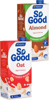 Sanitarium-So-Good-Oat-or-Almond-Milk-1L on sale
