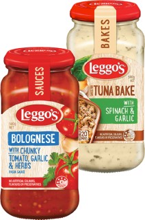 Leggos-Pasta-Sauce-or-Bakes-490-500g on sale