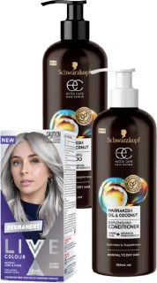 Schwarzkopf+Live+Permanent+Colour%2C+Extra+Care+Shampoo+or+Conditioner+950ml