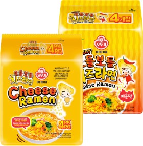 Ottogi+Cheese+Ramen+Mild+or+Spicy+4+Pack