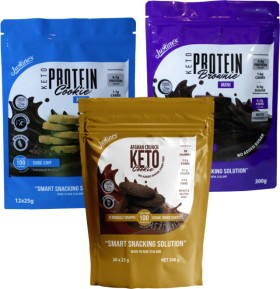 Justine%26rsquo%3Bs+Keto+Protein+Cookies+500g+or+Brownies+Minis+12+Pack