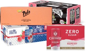 Pals+Range%2C+Kirin+Hyoketsu+Range%2C+Brookvale+Union+Range+10+x+330ml+Cans+or+Cruiser+Range+7%25+12+x+250ml+Cans