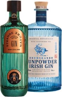Strange+Nature+New+Zealand+Gin+700ml+or+Drumshanbo+Gunpowder+Irish+Gin+700ml