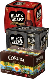Black+Heart+%26amp%3B+Cola+4.6%25+12+x+330ml+Bottles%2C+Black+Heart+%26amp%3B+Cola+7%25+12+x+250ml+Cans+or+Coruba+%26amp%3B+Cola+5%25+12+x+250ml+Cans
