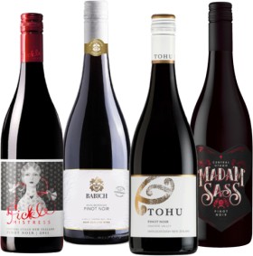 Fickle-Mistress-Central-Otago-Pinot-Noir-Babich-Pinot-Noir-Tohu-Pinot-Noir-or-Madam-Sass-Central-Otago-Pinot-Noir-750ml on sale