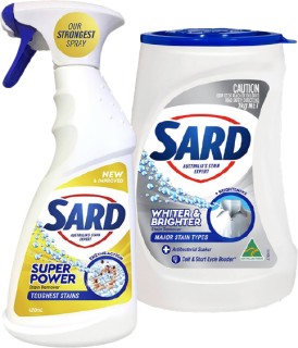 Sard+Stain+Remover+Soaker+900g%2F1kg+or+Stain+Remover+Triggers+420%2F450ml