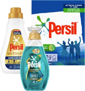 Persil+Laundry+Powder+2kg%2C+Persil+Ultimate+Laundry+Liquid+1L+or+Persil+Quick+Wash+1.18L