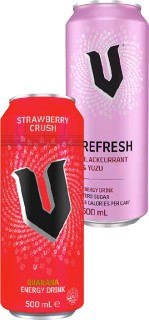 V-Energy-or-Refresh-Cans-500ml on sale