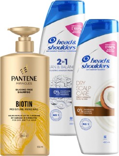 Pantene+600%2F650ml%2C+Head+%26amp%3B+Shoulders+350%2F400ml+Shampoo+or+Conditioner