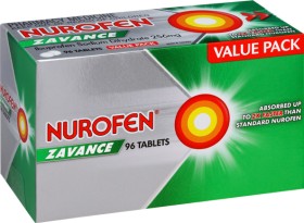 Nurofen+Zavance+Tablets+96s