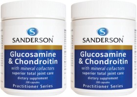 Sanderson-Glucosamine-Chondroitin-With-Co-Factors-200-Capsules on sale