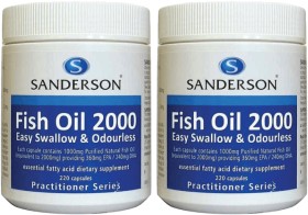 Sanderson-Odourless-Fish-Oil-Supplement-2000-220-Capsules on sale