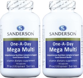 Sanderson-One-A-Day-Mega-Multivitamin-Tablet-90-Capsules on sale