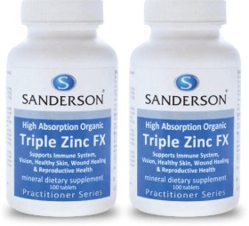 Sanderson+Triple+Zinc+FX+100+Tablets