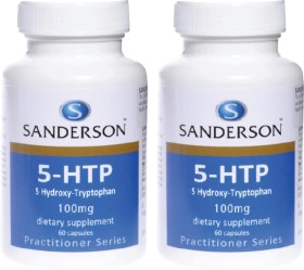 Sanderson+5-HTP+100mg+60+Capsules