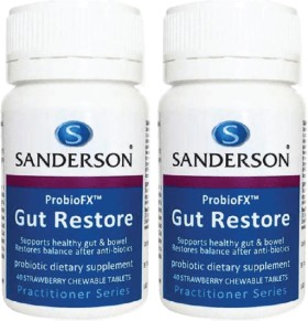 Sanderson-ProbioFX-Gut-Restore-40-Strawberry-Chewable-Tablets on sale