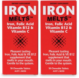 Iron-Melts-100mg-50-Tablets on sale
