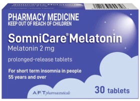 Somnicare+Melatonin+Prolonged+Release+Tablets+2mg+30s