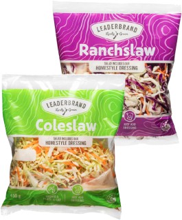 LeaderBrand-Coleslaw-or-Ranchslaw-450g on sale