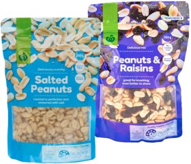 Woolworths-Peanuts-Beer-Nuts-or-Peanuts-Raisins-200g on sale
