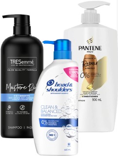 Pantene+900ml%2C+Head+%26amp%3B+Shoulders+550%2F600ml%2C+Tresemm%26eacute%3B+940ml