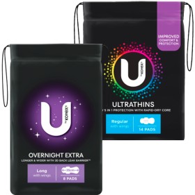 U-By-Kotex-Pads-8-16-Pack on sale