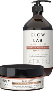 Glow+Lab+Body+Wash+900ml+or+Body+Scrub+200ml