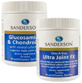 Sanderson-Ultra-Joint-FX-Tablets-150s-or-Glucosamine-Chondroitin-200s on sale