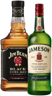 Jameson+Irish+Whiskey+1L+or+Jim+Beam+Black+1L