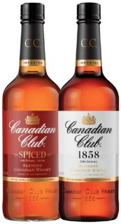 Canadian+Club+or+Spiced+Whisky+1L